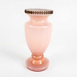 Vintage Cotton Candy Toned Footed Vase