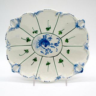 Vintage Italian Decorative Floral Cabinet Plate