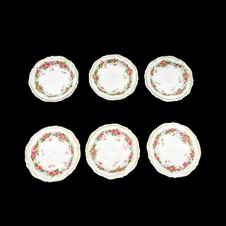 6pc Theodore Haviland Limoges Miniature Plates