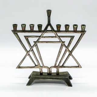 Vintage Menorah Religious Judaica Candle Holder