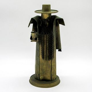 Brass Judaica Rabbi Figurine