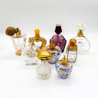 9pc Vintage French And American Perfume Bottles Assortment