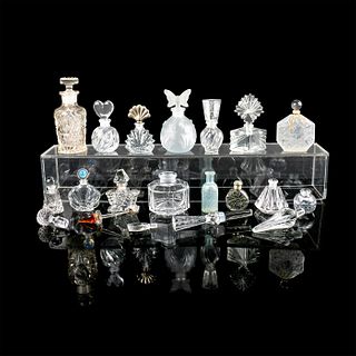 20pc Vintage Perfume Bottles and Stoppers