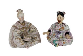 Two Porcelain Nodder Figurines