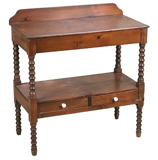 Country Stained Pine Washstand