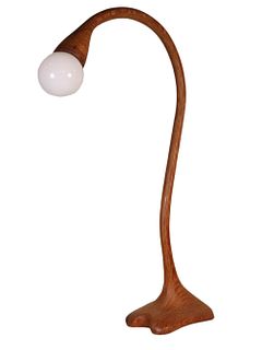 Michael Gilmartin Sculptural Wood Floor Lamp
