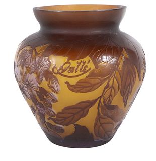 After Galle, Glass Vase