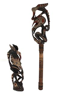 Sepik River Carved Flute