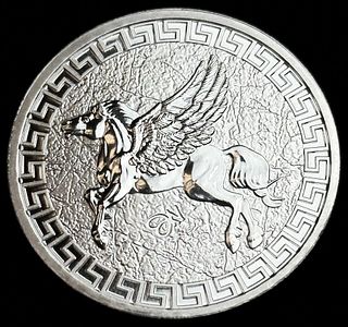 2022 St.Helena Q.Elizabeth II 1 ozt Pegasus .999 Silver