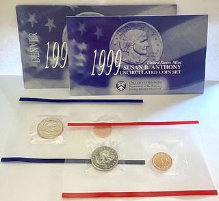 1999 Susan B. Anthony Mint Set (4-coins)