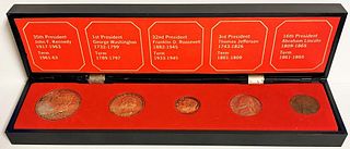 1964 Presidential Silver Coin Set (5-coins)