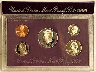 1993 United States Mint Proof Set (5-coins)
