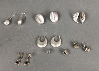 Group of Sterling Earrings