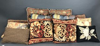 A Group of Accent Throw Pillows