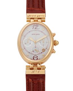 A Gerald Genta gold wristwatch