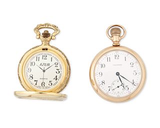 A group of two pocket watches