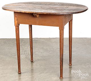 New England maple tavern table, 18th c.
