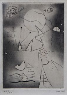 Joan Miro (Spanish, 1893-1983) "Paysage Meurtrier"