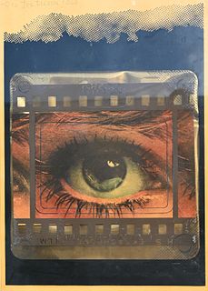Joe Tilson (B. 1928) "Clip-O-Matic Eye"