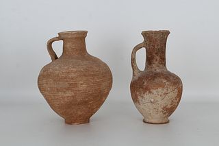 (2) Ancient Pottery Vessels