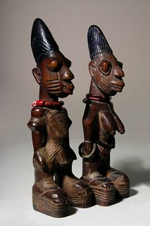 Rare Yoruba Ppl Male and Female Ere Ibeji Set
