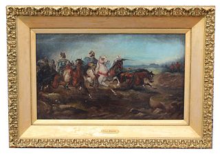 Paul Powis (19th C.) "The Cavalry Charge"
