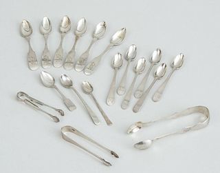 GROUP OF AMERICAN SILVER MINIATURE FLATWARE ARTICLES