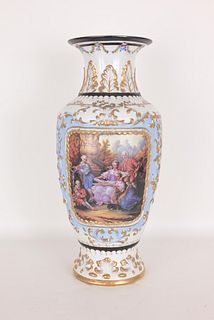 Large Dresden Porcelain Vase