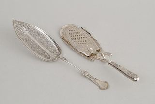 TWO AMERICAN SILVER SERVERS
