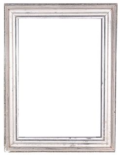American Mid Century Silver Frame- 34.25 x 24 1/8