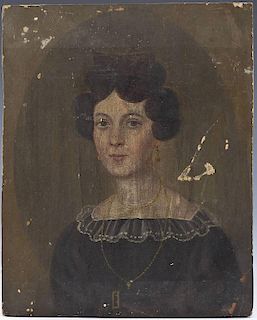 Early 19th C Portrait of a Woman