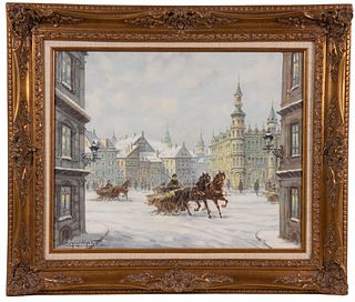 Stanislav Chimilinsky (Polish, b.1936) Oil on Canvas