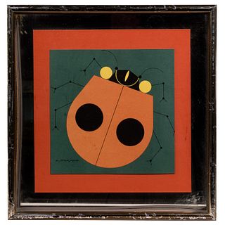 Charley Harper (American, 1922-2007) 'Ladybug' Print