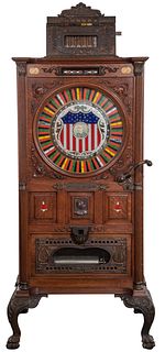 Mills Dewey 5c Slot Machine with Music Box