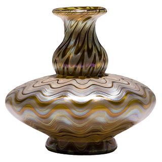 Loetz Art Glass Globular Vase