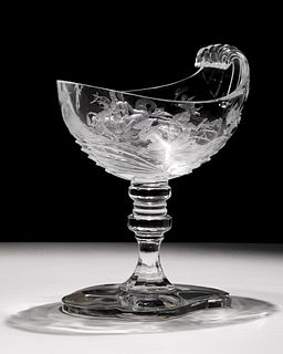 Moser Glass 'Neptune' Centerpiece Bowl