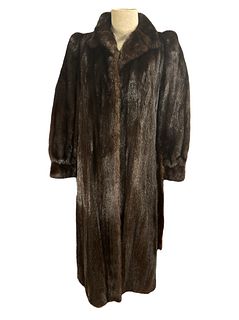 Vintage Women's Knee Length Mink Fur Coat