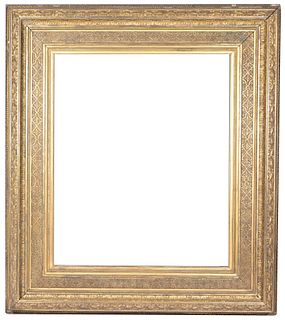American 1870's Gilt Wood Frame - 30.25 x 25.25