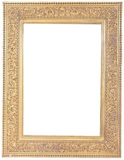 American School Gilt/Wood Frame - 19.75 x 13.75