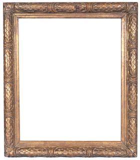 19th C. Gilt/Carved Wood Frame - 18.5 x 15.5