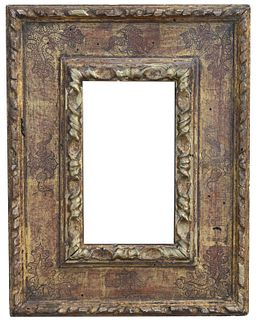 Italian 19th C. Stenciled Frame - 6.75 x 4 1/8