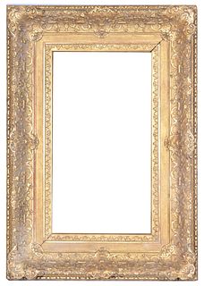 French 1880's Gilt Wood Frame - 22 x 12.5