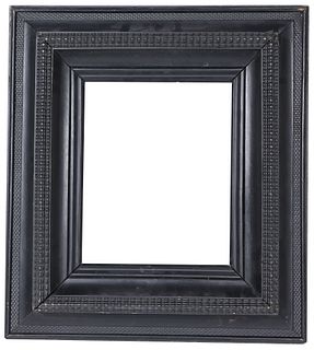 19th C. Dutch Ebonized Frame- 12 1/8 x 9 1/8