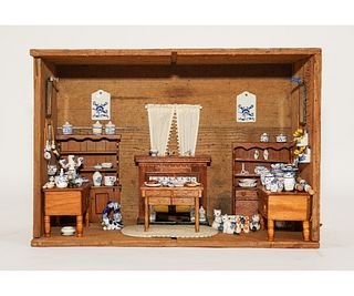 WHISKEY CRATE ROOM BOX DOLLHOUSE