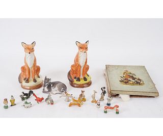 VINTAGE BISQUE CIRCUS ANIMALS & OTHERS