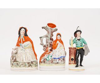 TWO STAFFORDSHIRE FIGURES