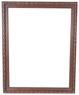 English 19th C Carved Wood Frame- 28 x 21.75