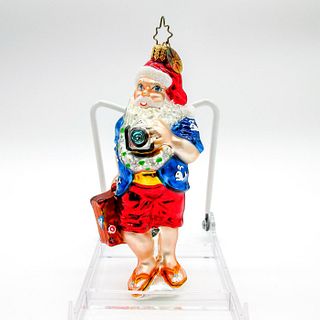 Vacation Santa, Christopher Radko Ornament