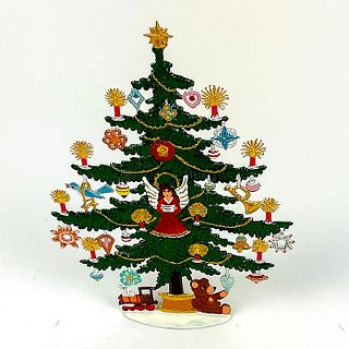 Wilhelm Schweizer Pewter Flat Figurine, Christmas Tree