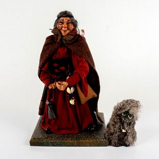 2pc Fantasy Folk Figures, Witch and Creature